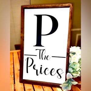 12”x24” wood signs, pick your color and any design. Hand painted